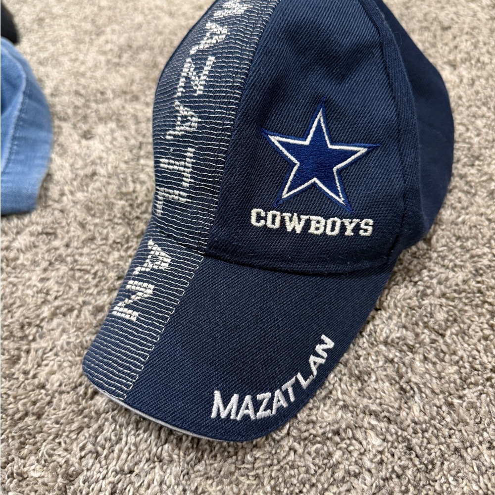 Dallas Cowboys Mazatlan Navy Blue Adjustable Baseball Hat Cap NFL Fan Gear